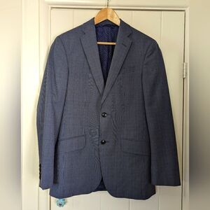 Ted Baker Plaid Preppy Academia Workwear Elegant Wool Sports Coat Blazer 36R